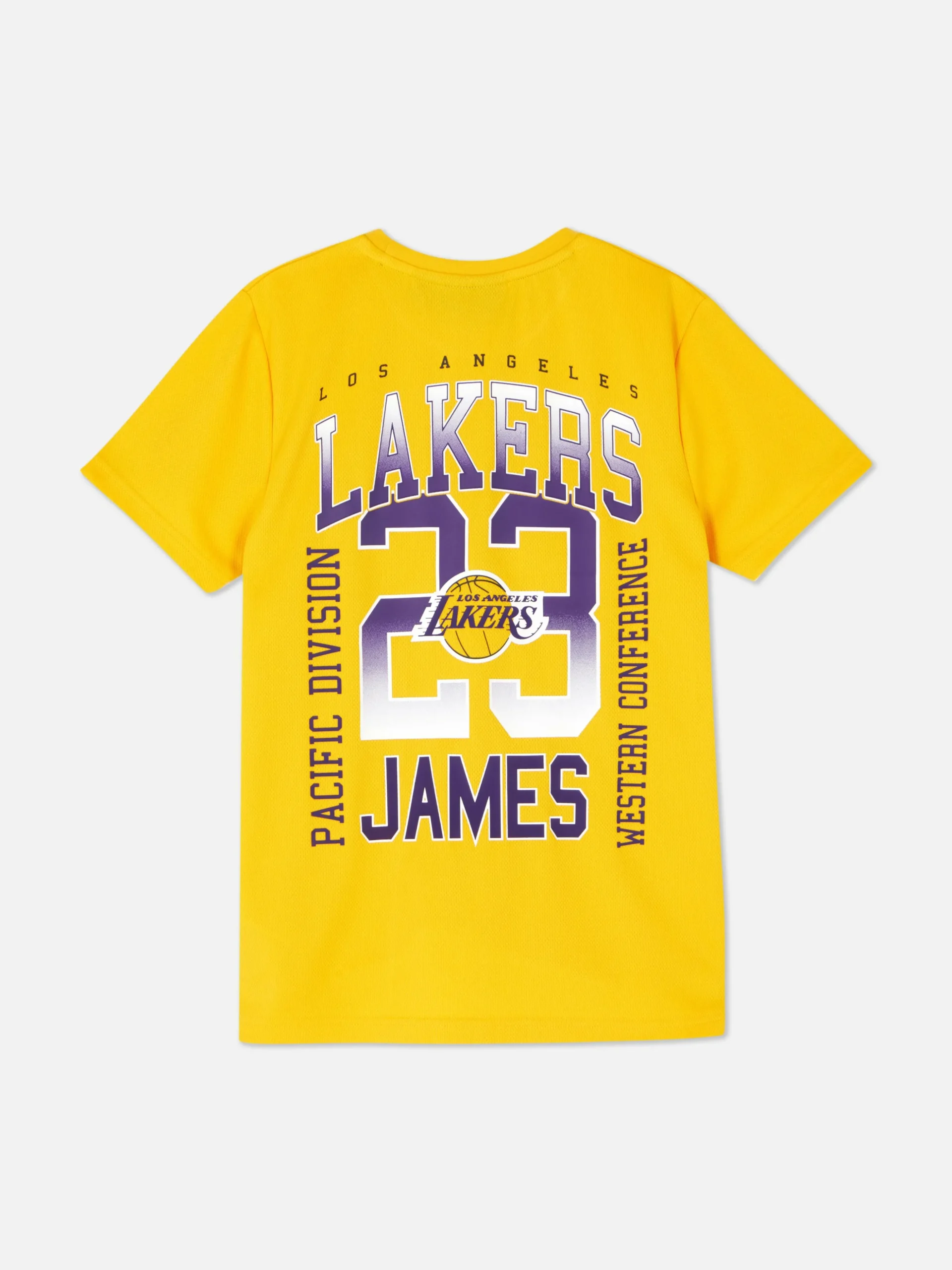 Camiseta De Manga Corta De Los Angeles Lakers