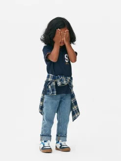 Camiseta De Manga Corta De Estilo Universitario