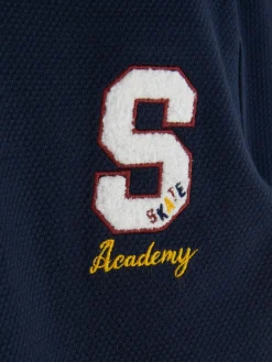 Camiseta De Manga Corta De Estilo Universitario