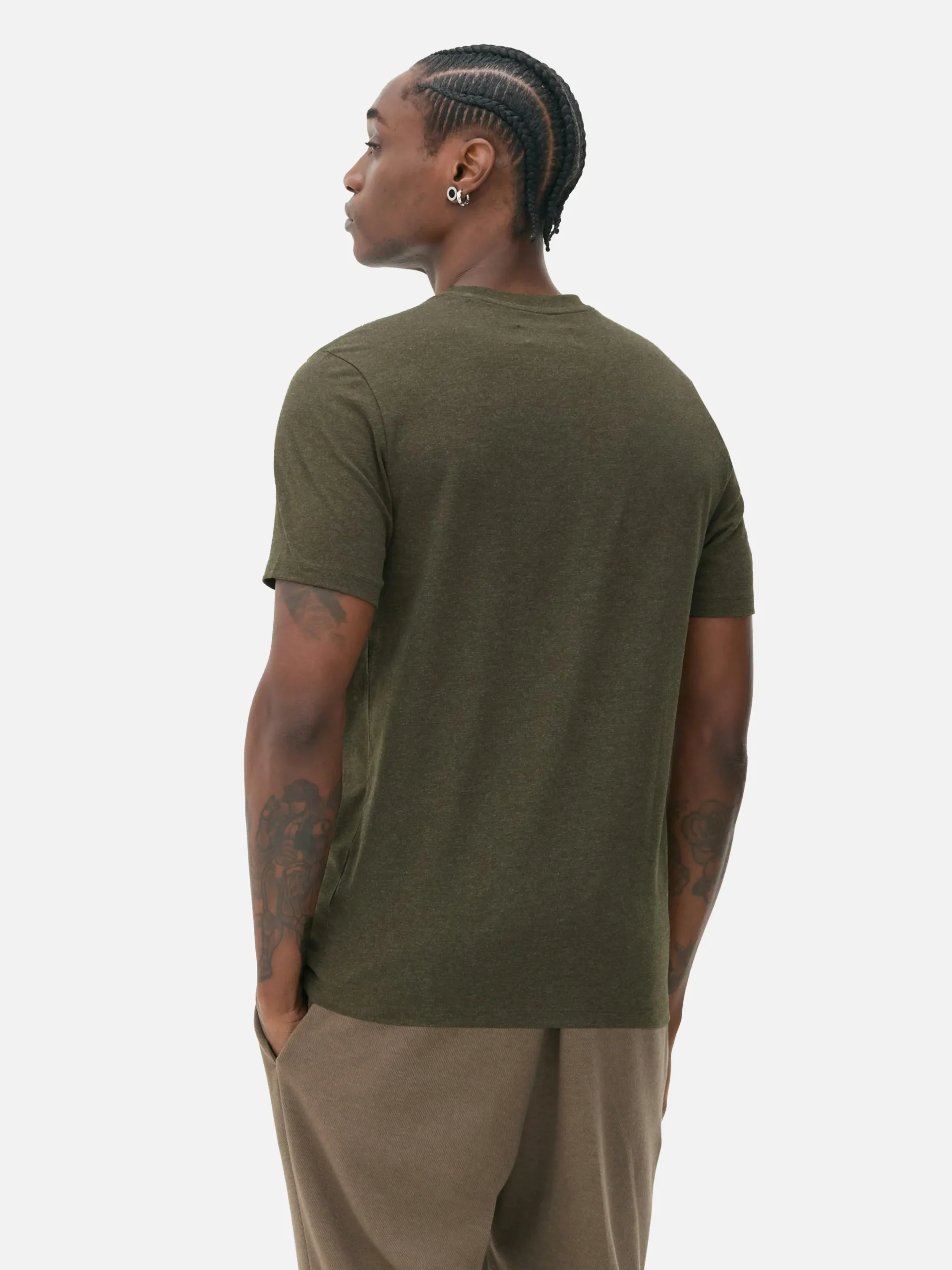 Camiseta De Manga Corta Y Corte Entallado