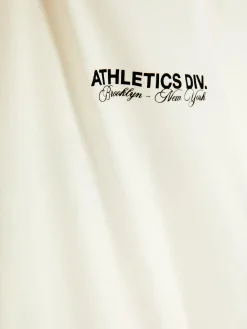 Camiseta De Manga Corta Y Estampado Deportivo