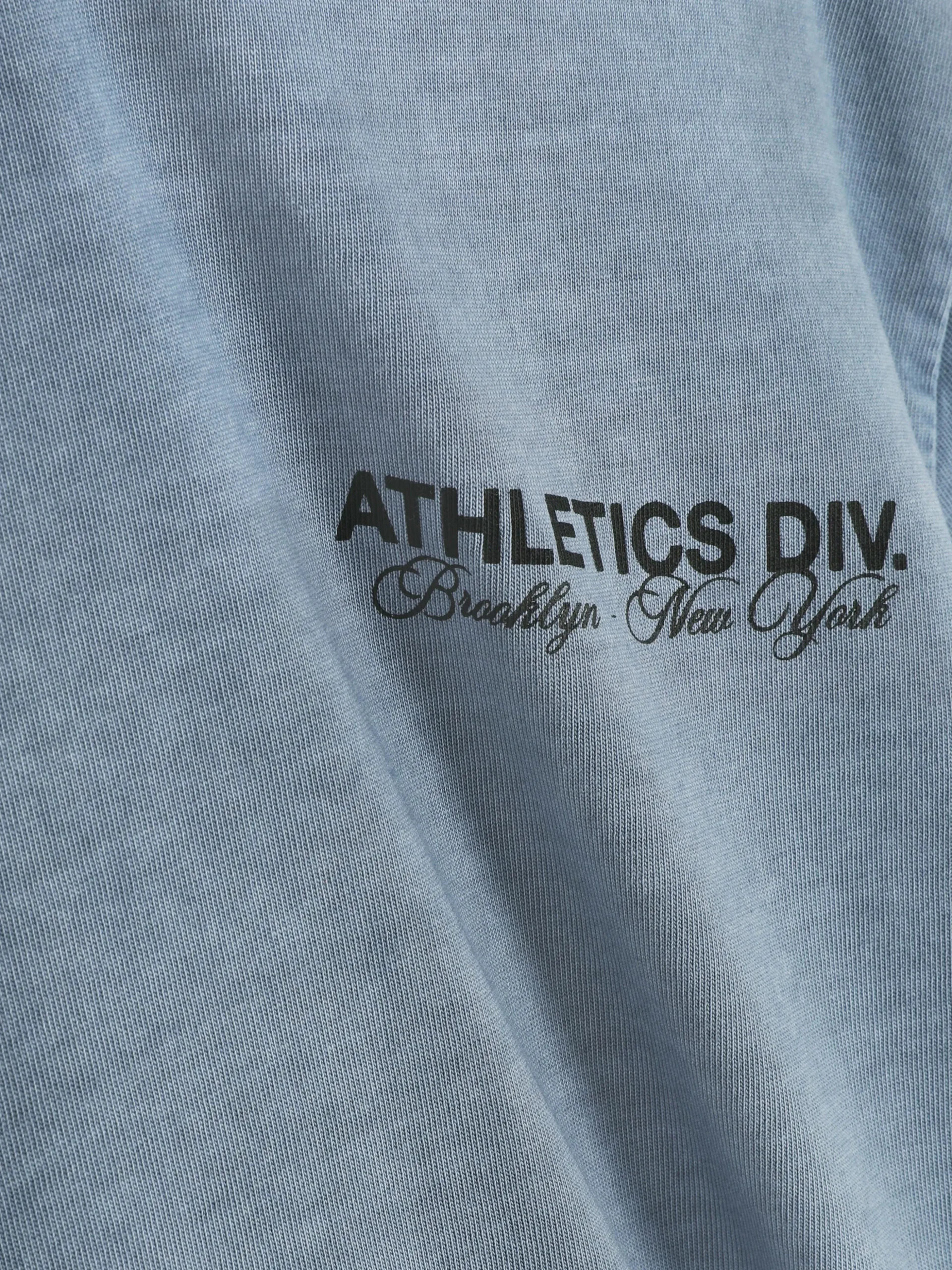 Camiseta De Manga Corta Y Estampado Deportivo