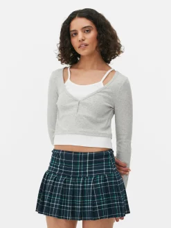 Camiseta De Manga Larga 2 En 1