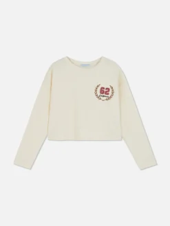 Camiseta De Manga Larga Acanalada