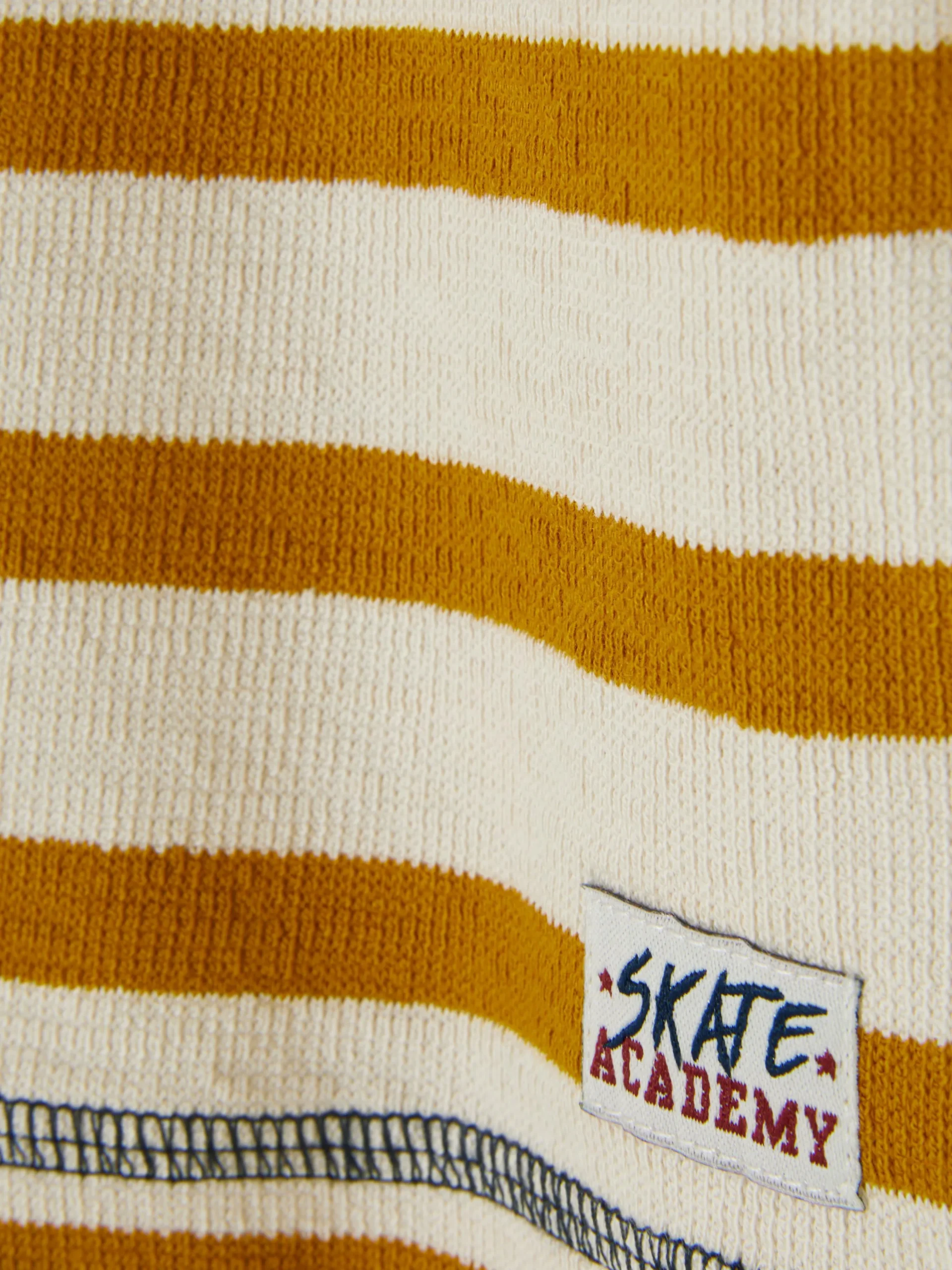 Camiseta De Manga Larga A Rayas Con Textura