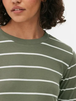 Camiseta De Manga Larga A Rayas