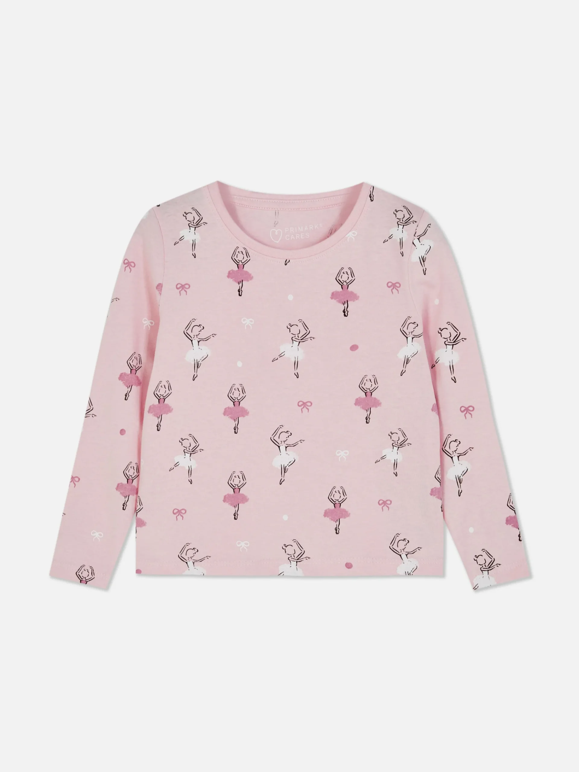 Camiseta De Manga Larga Con Gráfico De Ballet