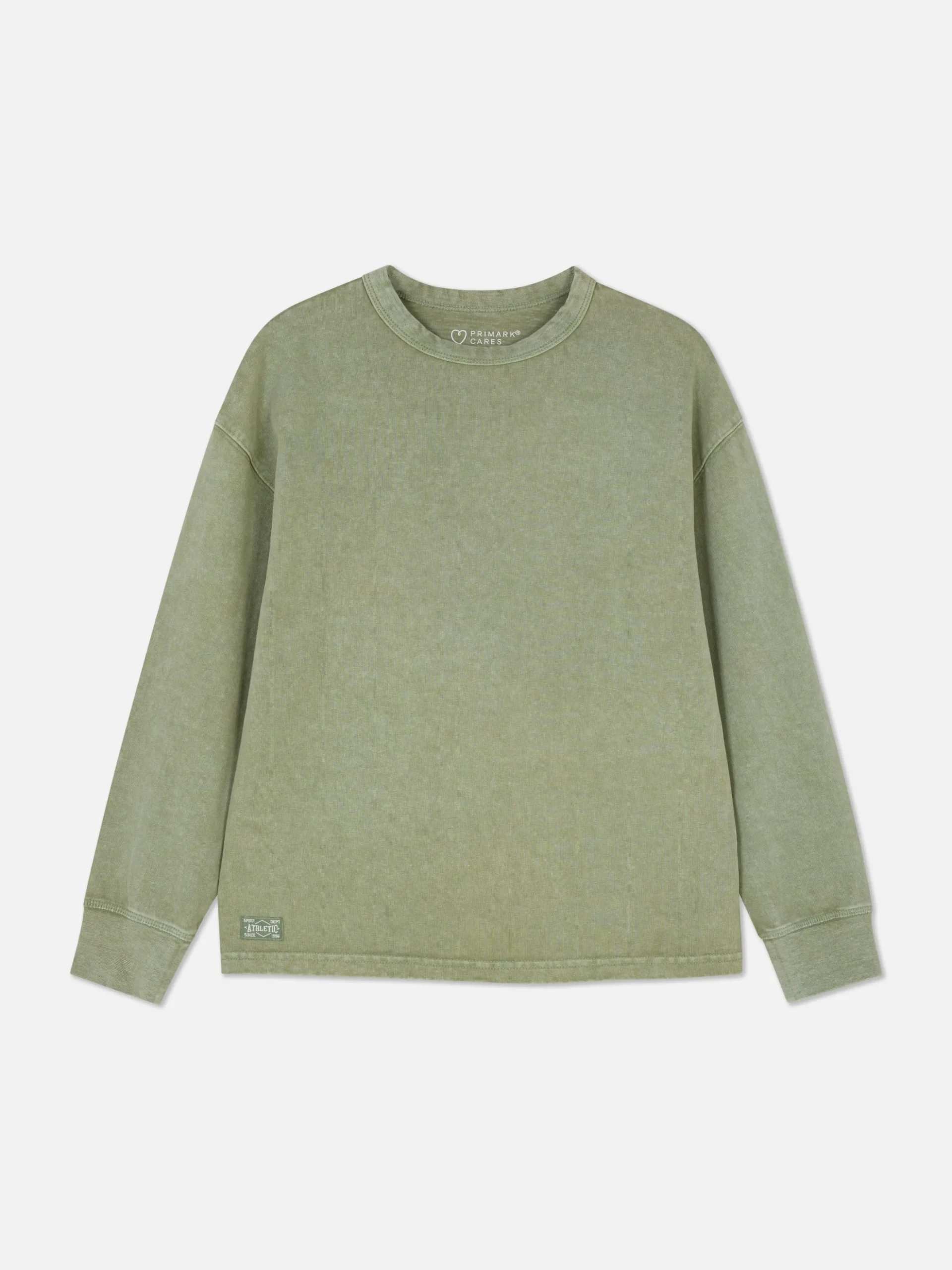 Camiseta De Manga Larga Con Efecto Lavado