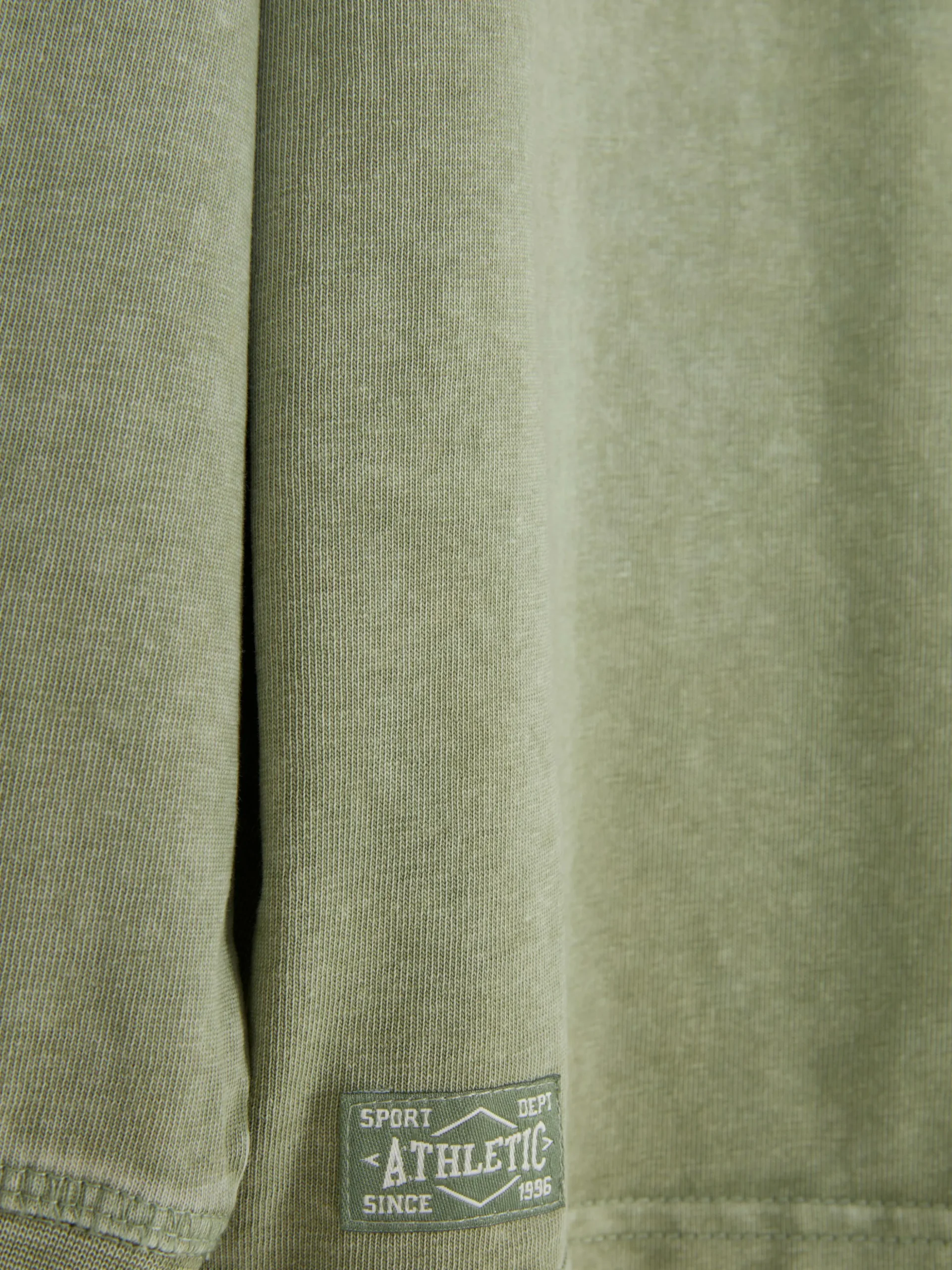 Camiseta De Manga Larga Con Efecto Lavado