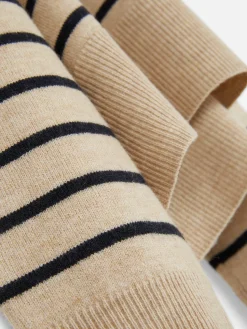 Camiseta De Manga Larga Con Cuello Vuelto