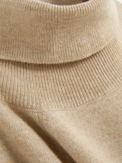 Camiseta De Manga Larga Con Cuello Vuelto