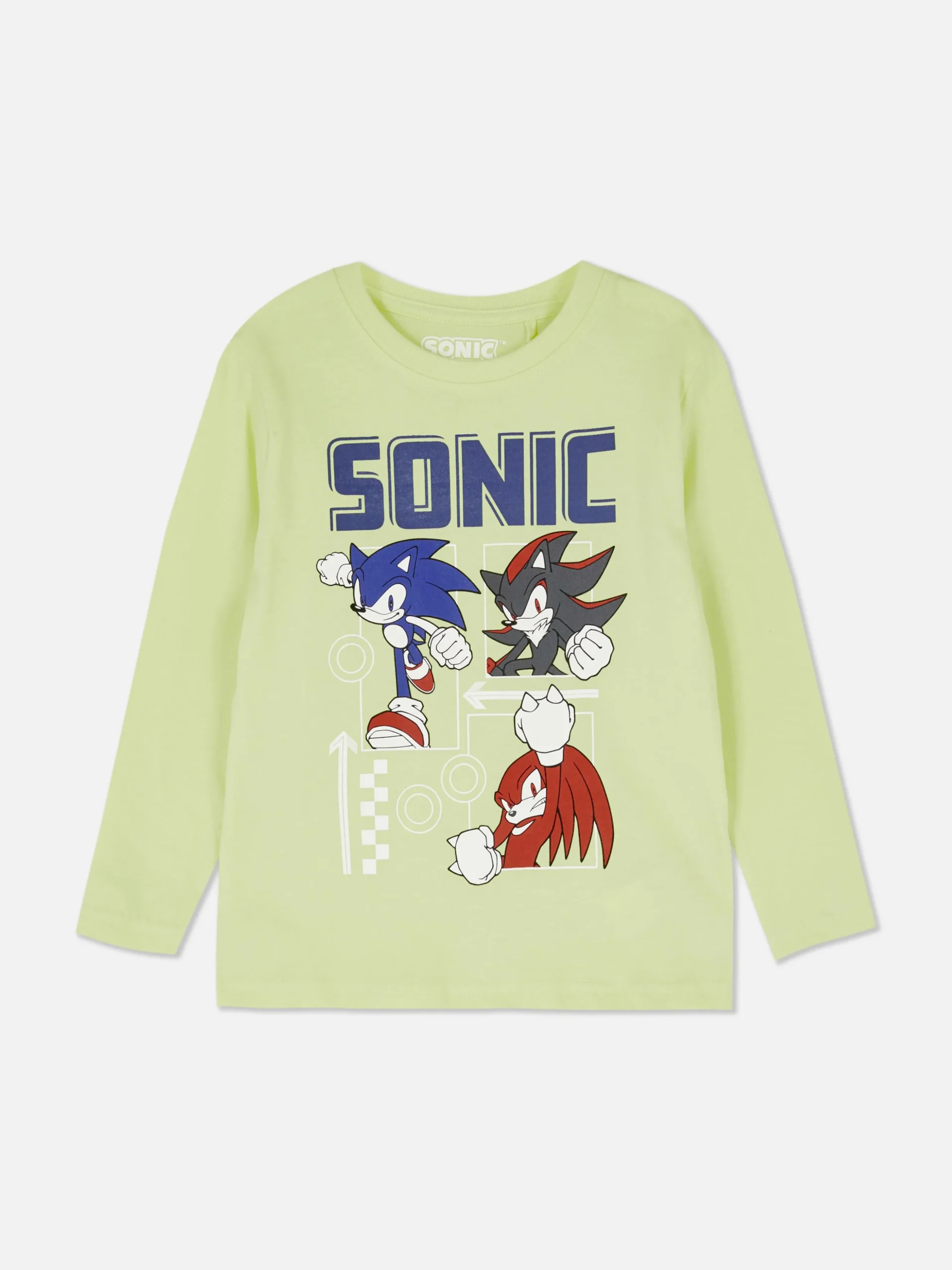 Camiseta De Manga Larga De Sonic, El Erizo