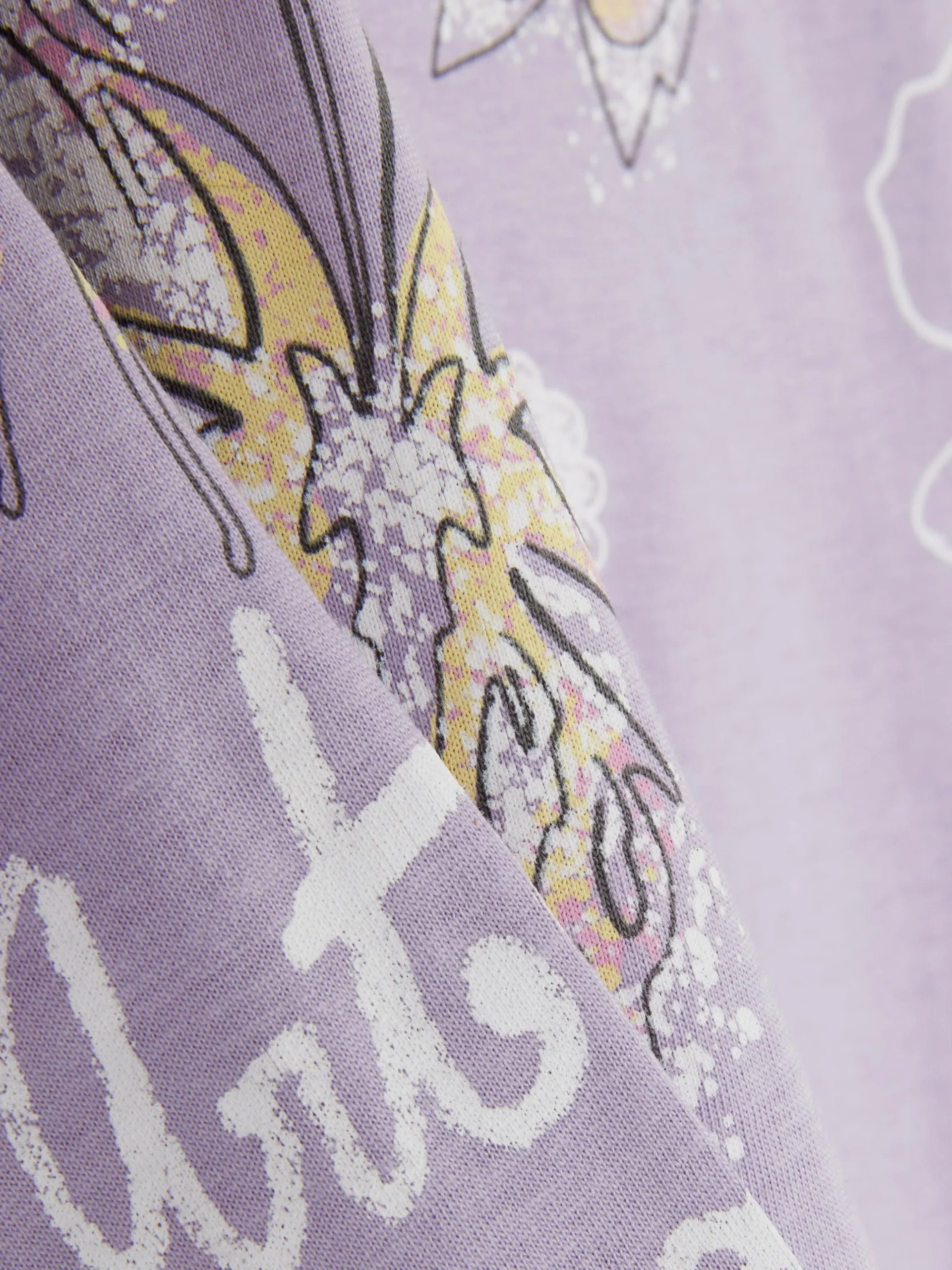 Camiseta De Manga Larga Estampada