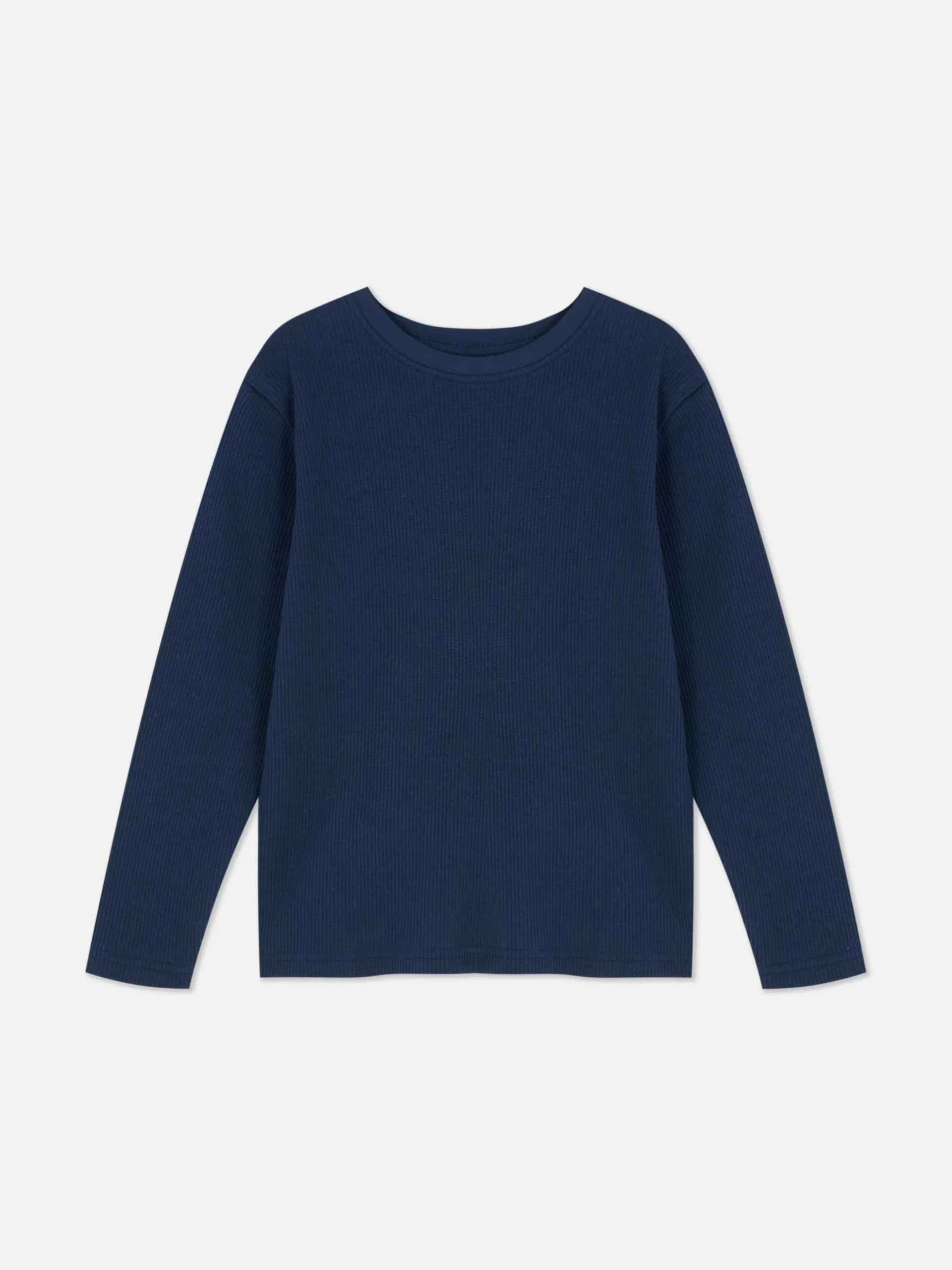 Camiseta De Manga Larga Y Textura Gofrada