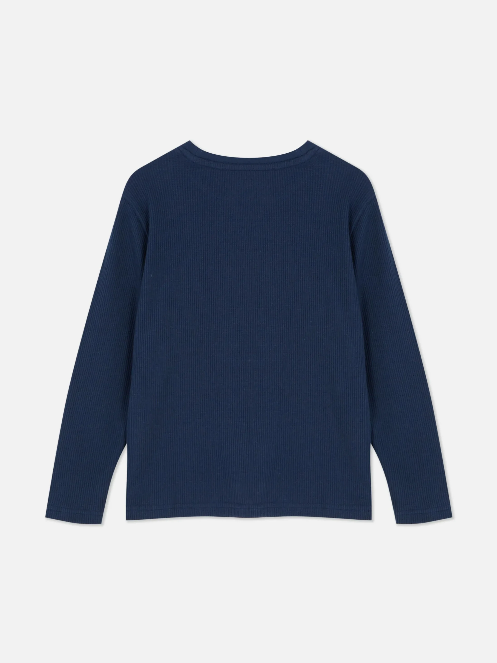 Camiseta De Manga Larga Y Textura Gofrada