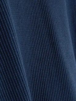 Camiseta De Manga Larga Y Textura Gofrada