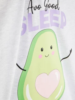 Camiseta De Pijama Con Aguacate