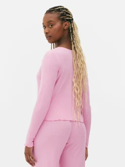 Camiseta De Pijama De Pointelle De Hello Kitty