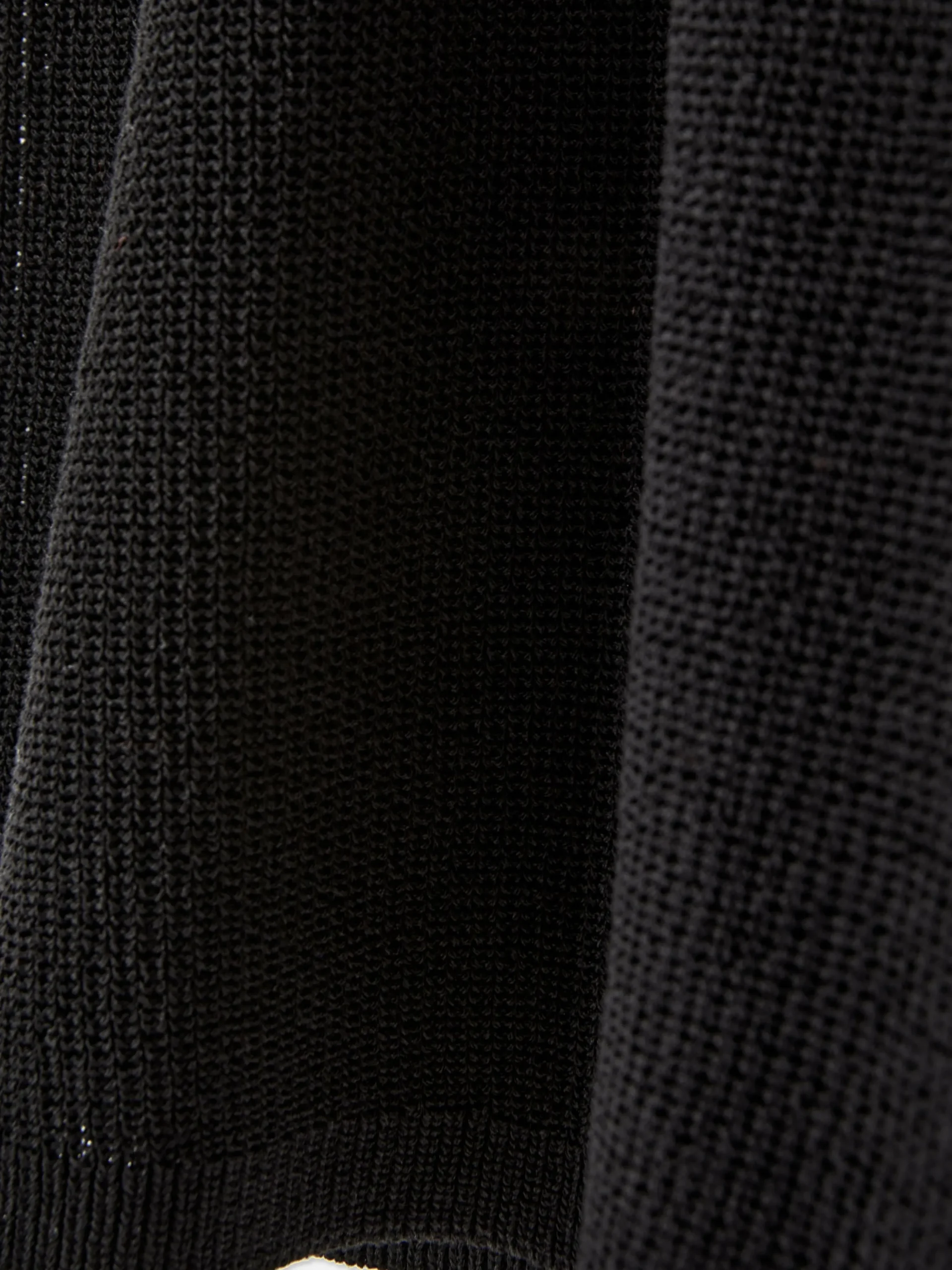 Camiseta De Punto De Cuello Redondo