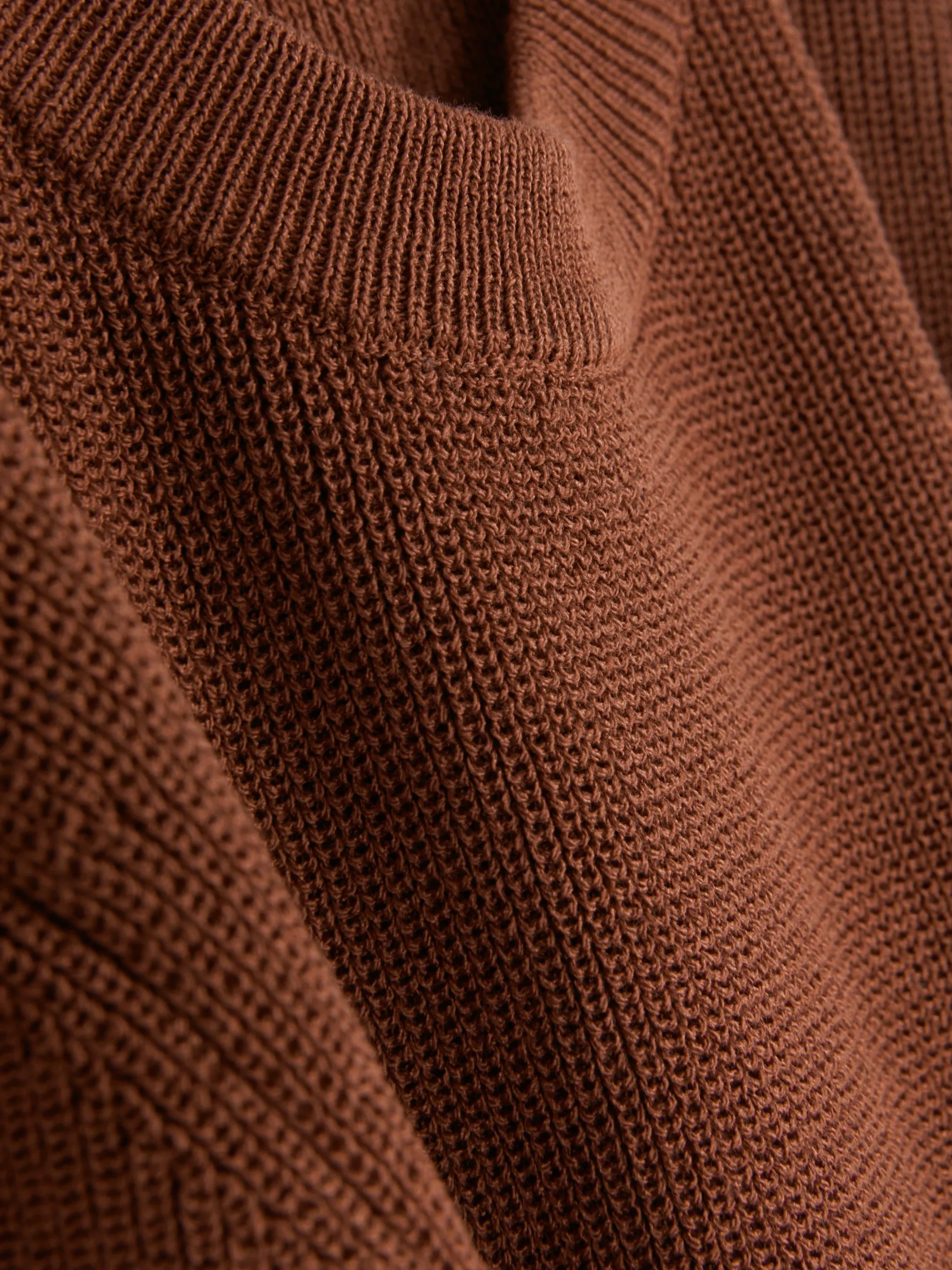 Camiseta De Punto De Cuello Redondo