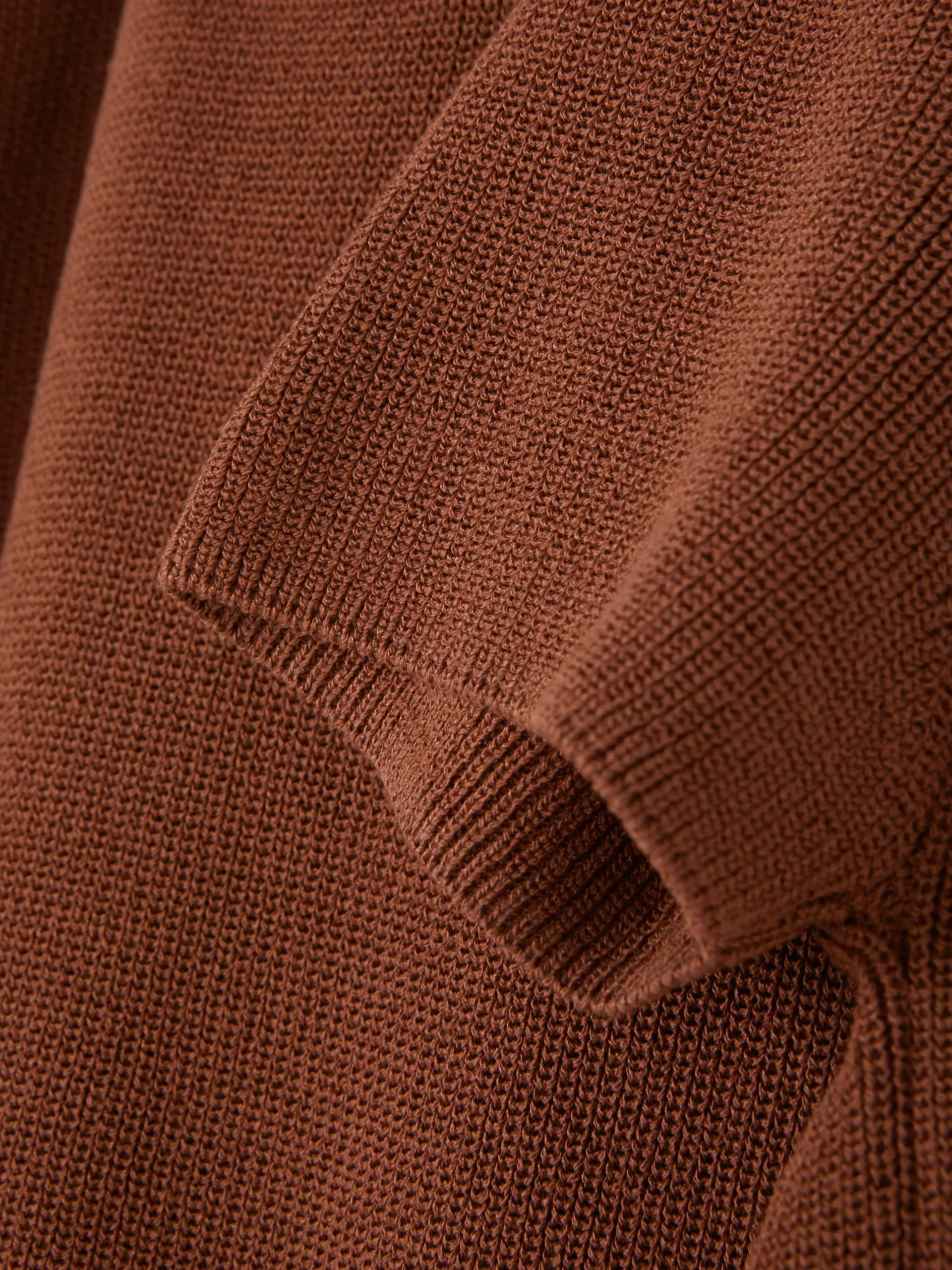 Camiseta De Punto De Cuello Redondo