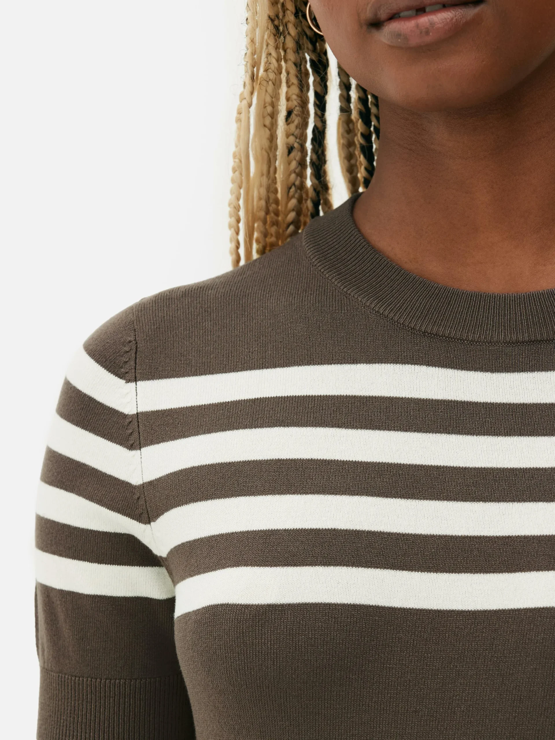 Camiseta De Punto De Manga Corta