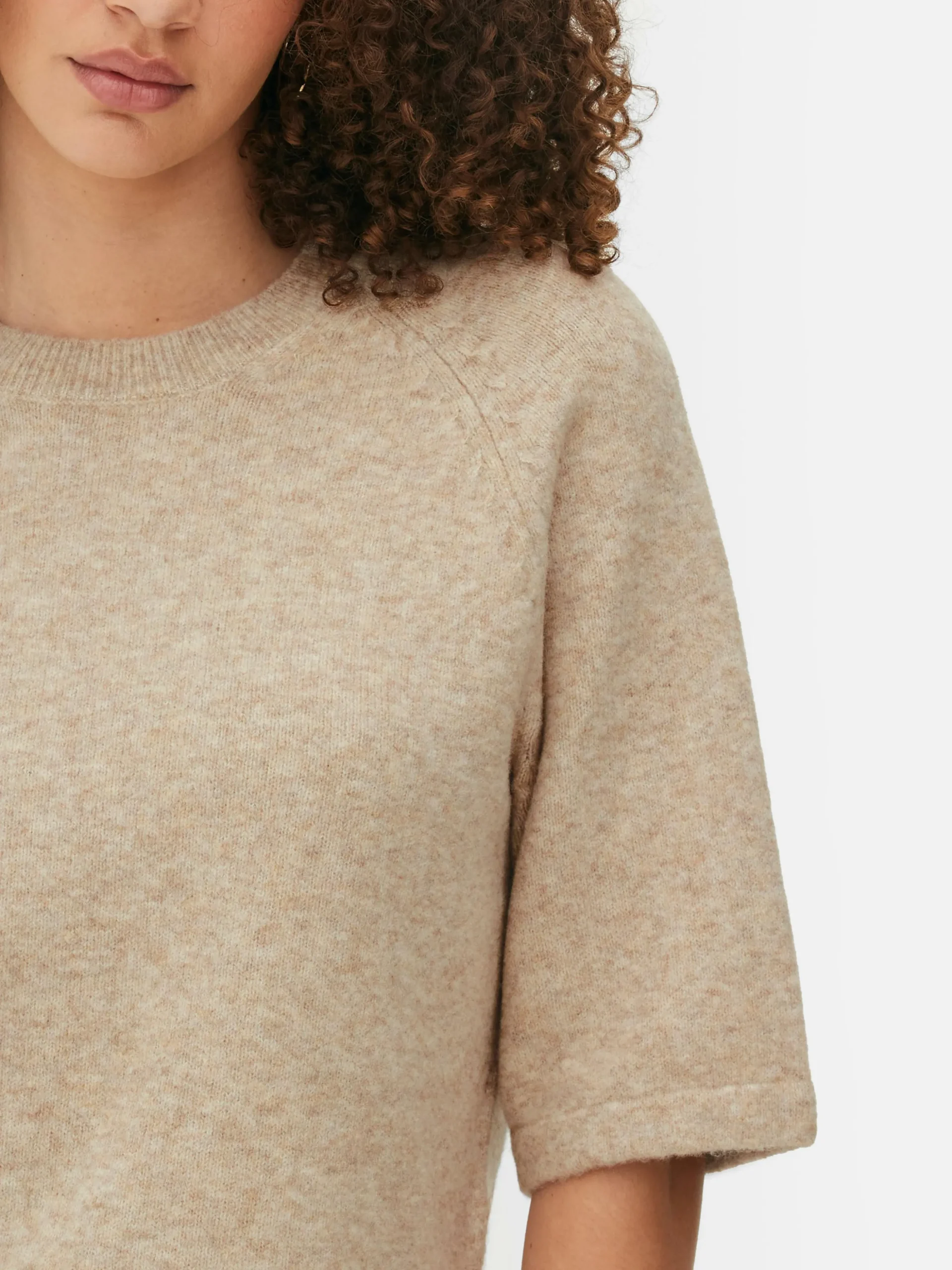 Camiseta De Punto Y Corte Cuadrado