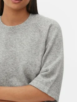 Camiseta De Punto Y Corte Cuadrado