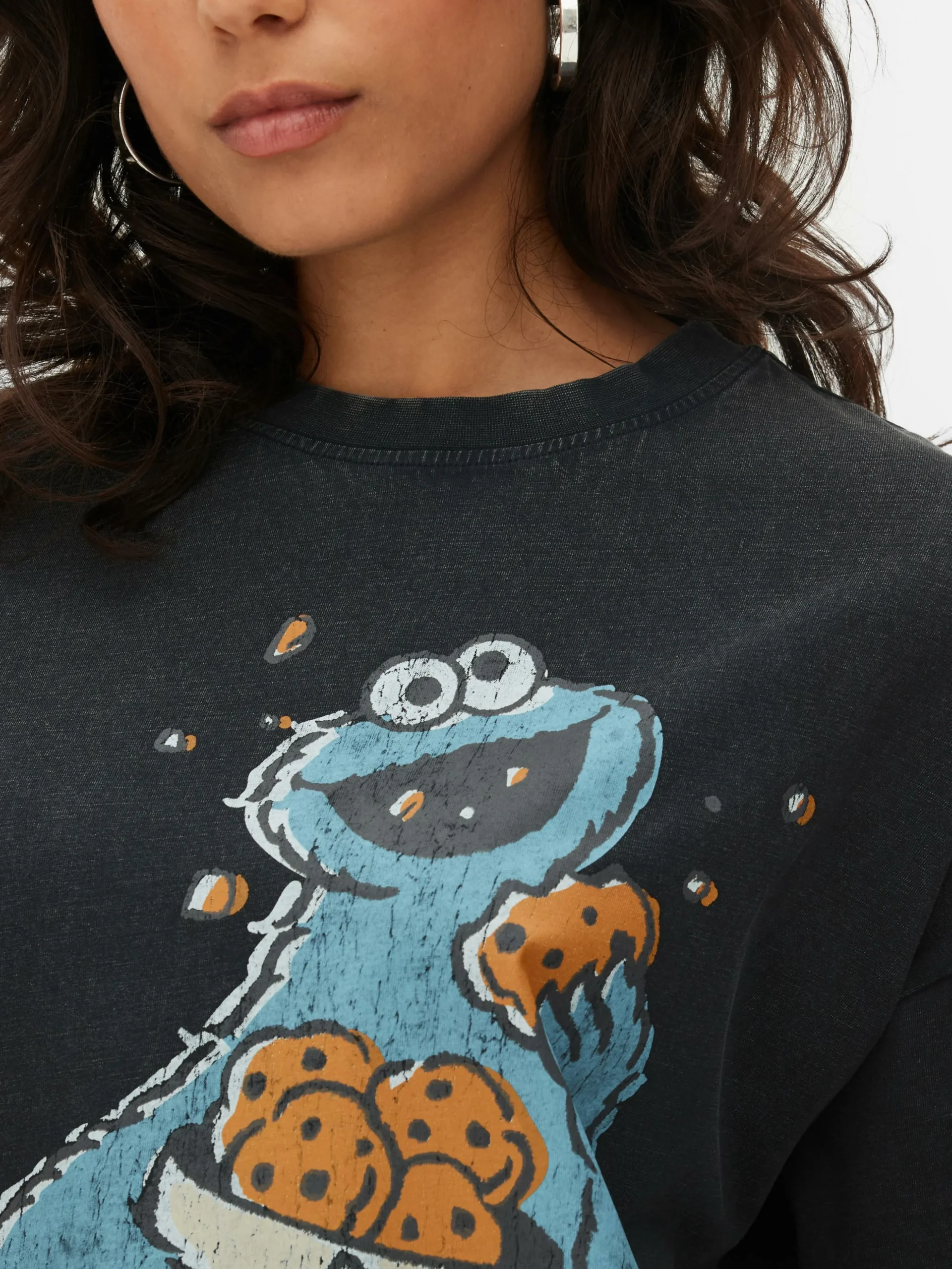 Camiseta Del Monstruo De Las Galletas, Barrio Sésamo