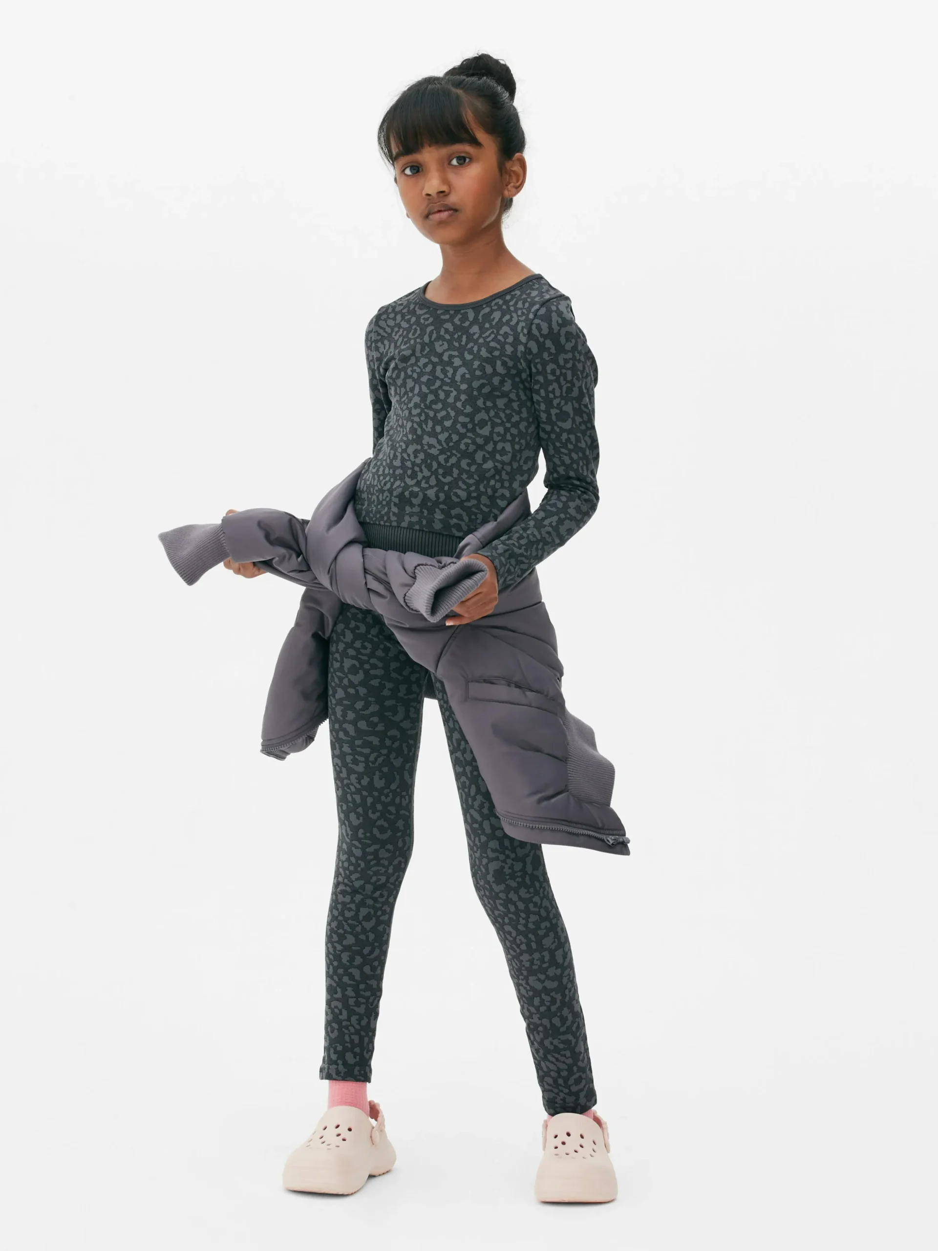 Camiseta Deportiva Con Estampado De Leopardo