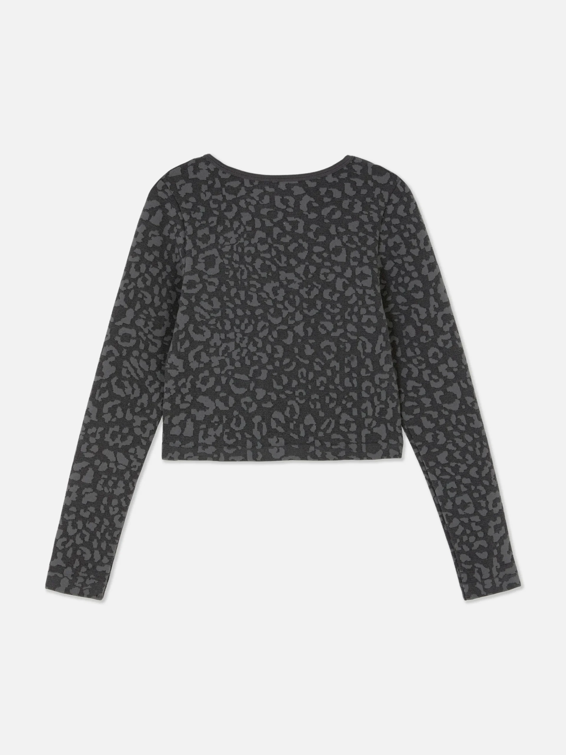 Camiseta Deportiva Con Estampado De Leopardo