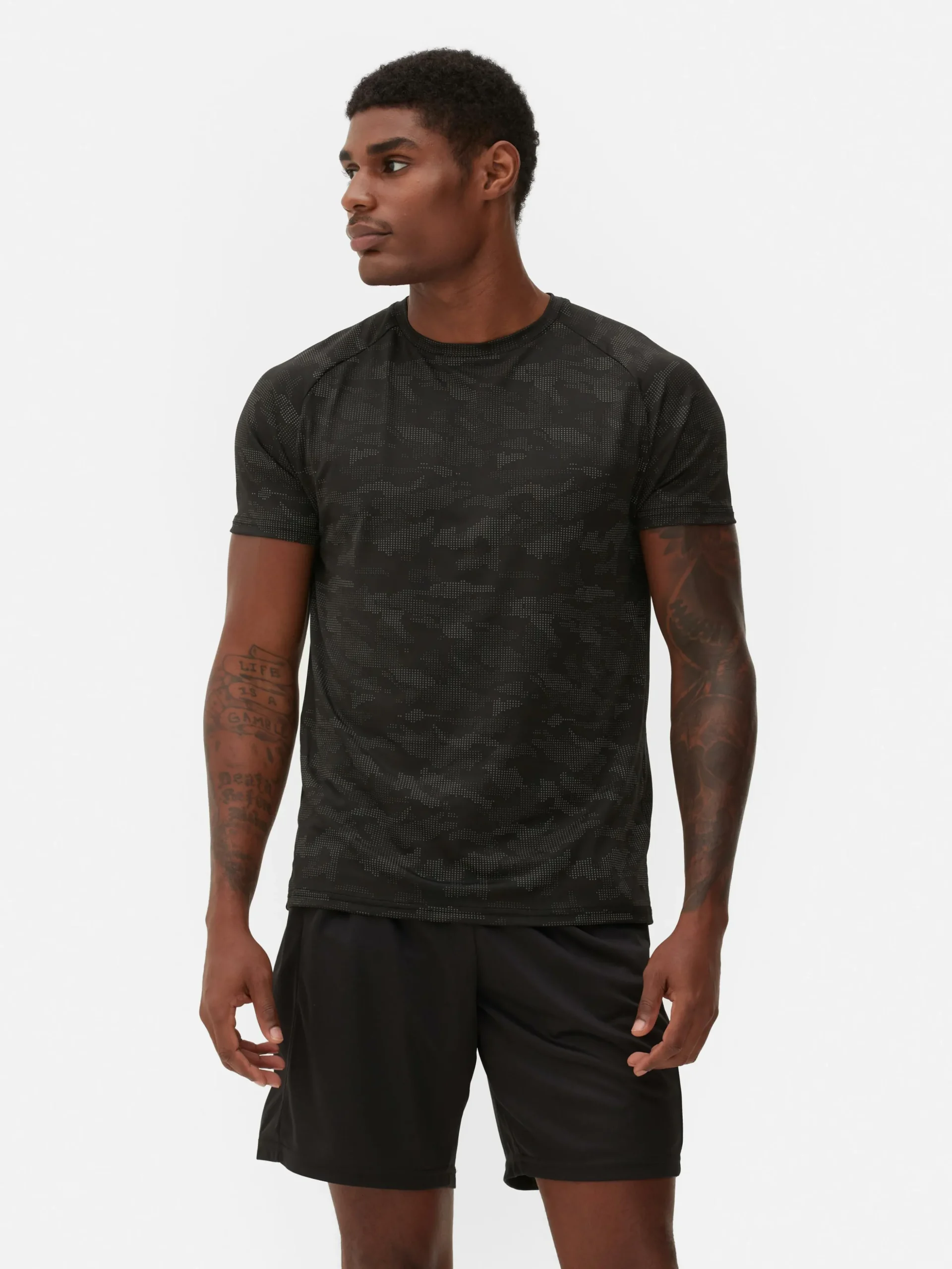 Camiseta Deportiva De Cuello Redondo