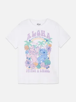 Camiseta Estampada «Aloha» De Stitch De Disney