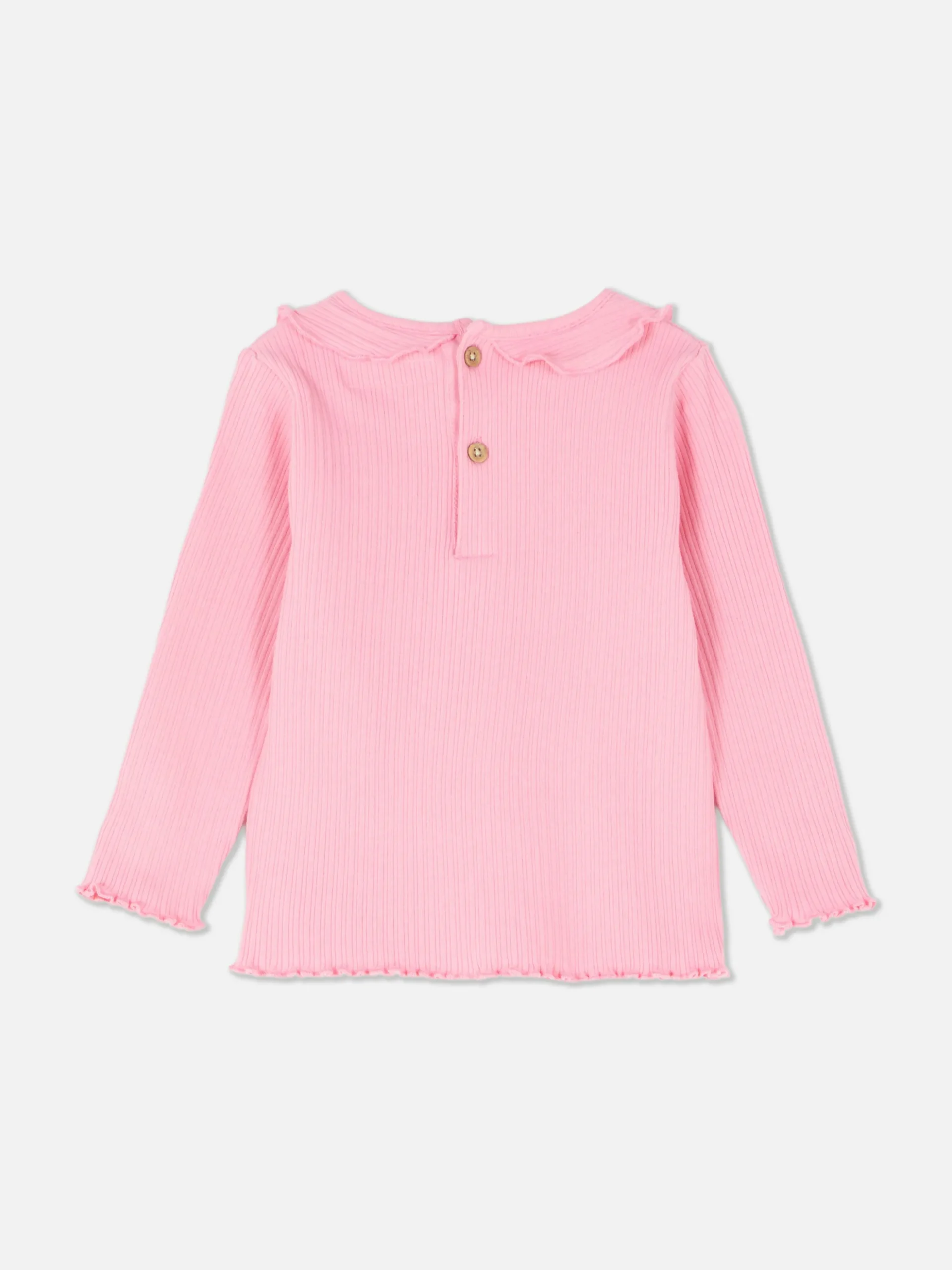 Camiseta Estampada Con Bajo Rizado