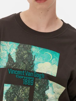 Camiseta Extragrande Con Los Cipreses De Van Gogh