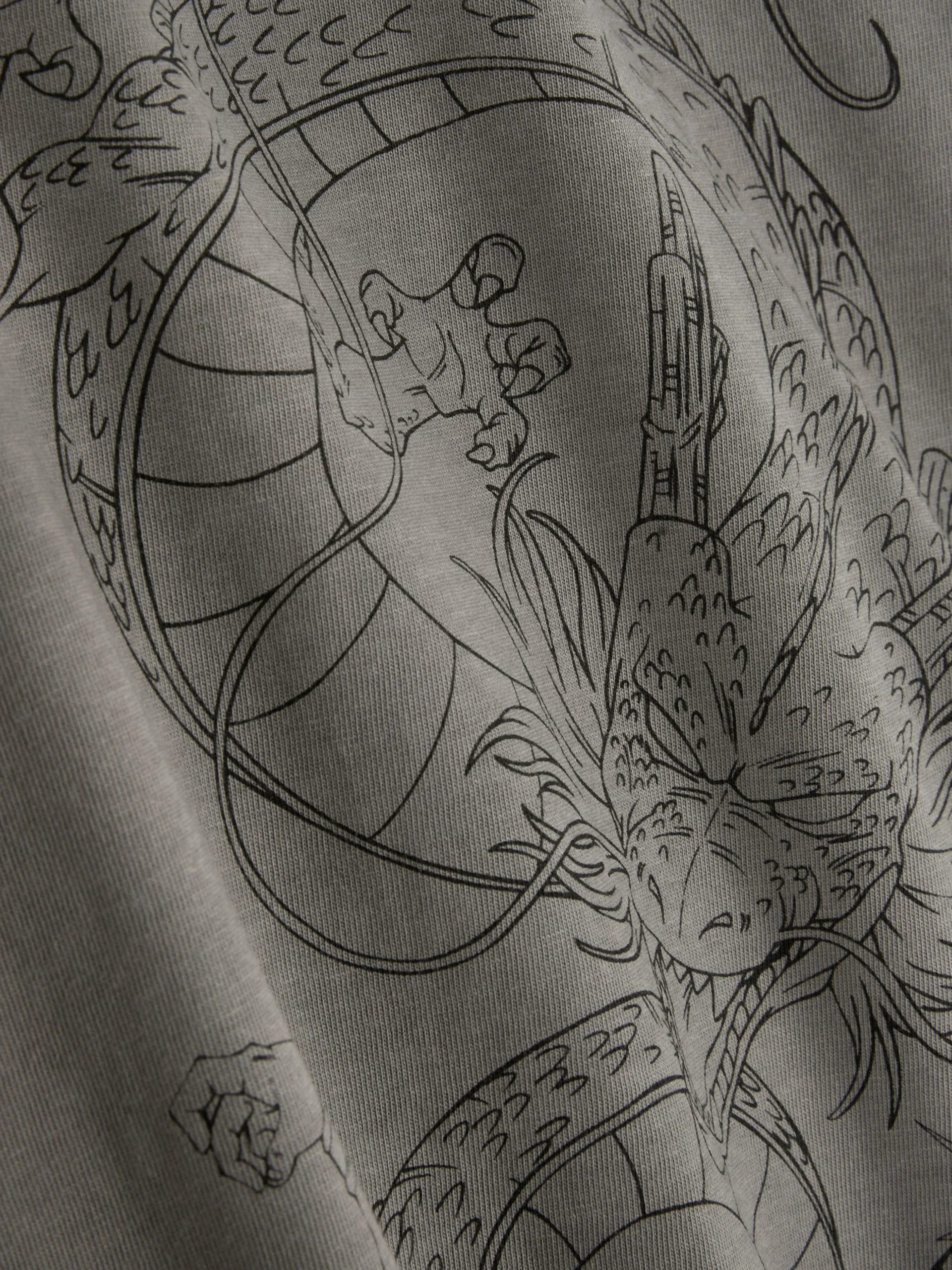 Camiseta Gráfica De Manga Corta De Dragon Ball Z