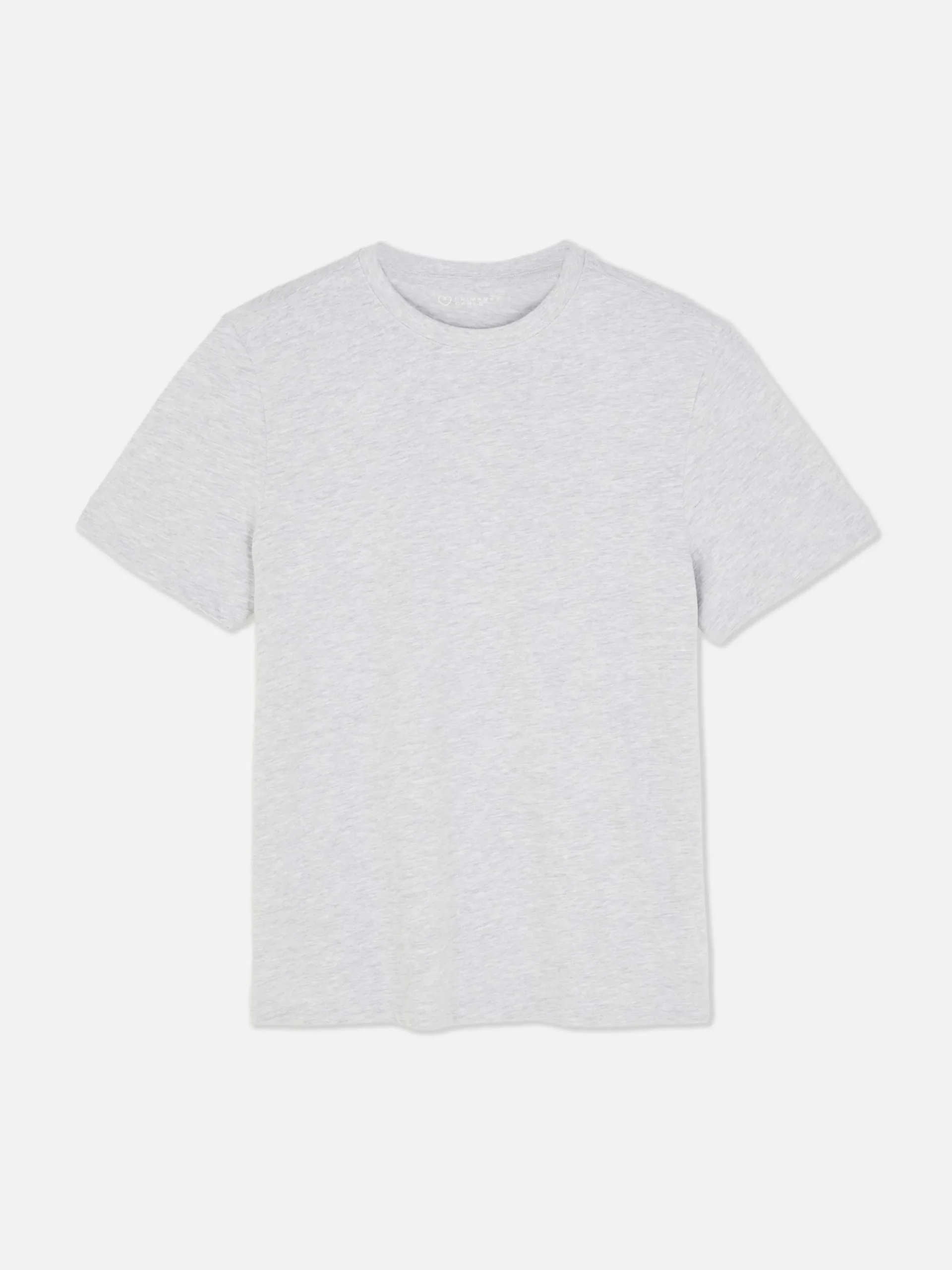 Camiseta Jaspeada De Corte Recto