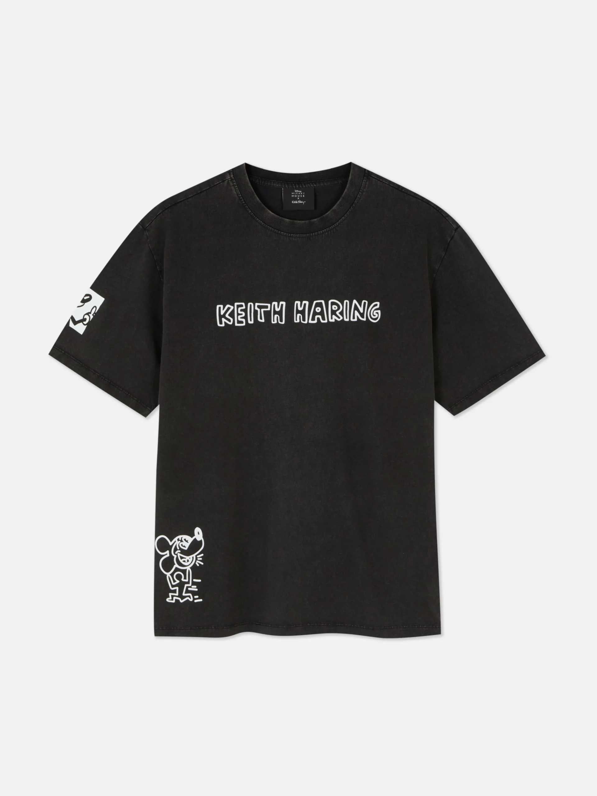 Camiseta Lavada Al ácido De Mickey Mouse De Disney