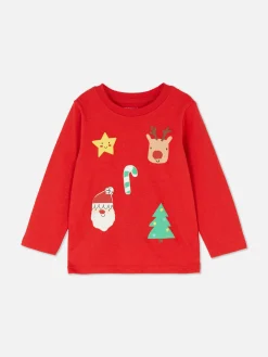 Camiseta Navideña De Manga Larga