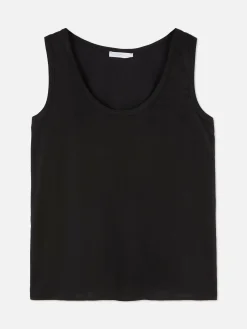 Camiseta Sin Mangas Básica De Corte Holgado