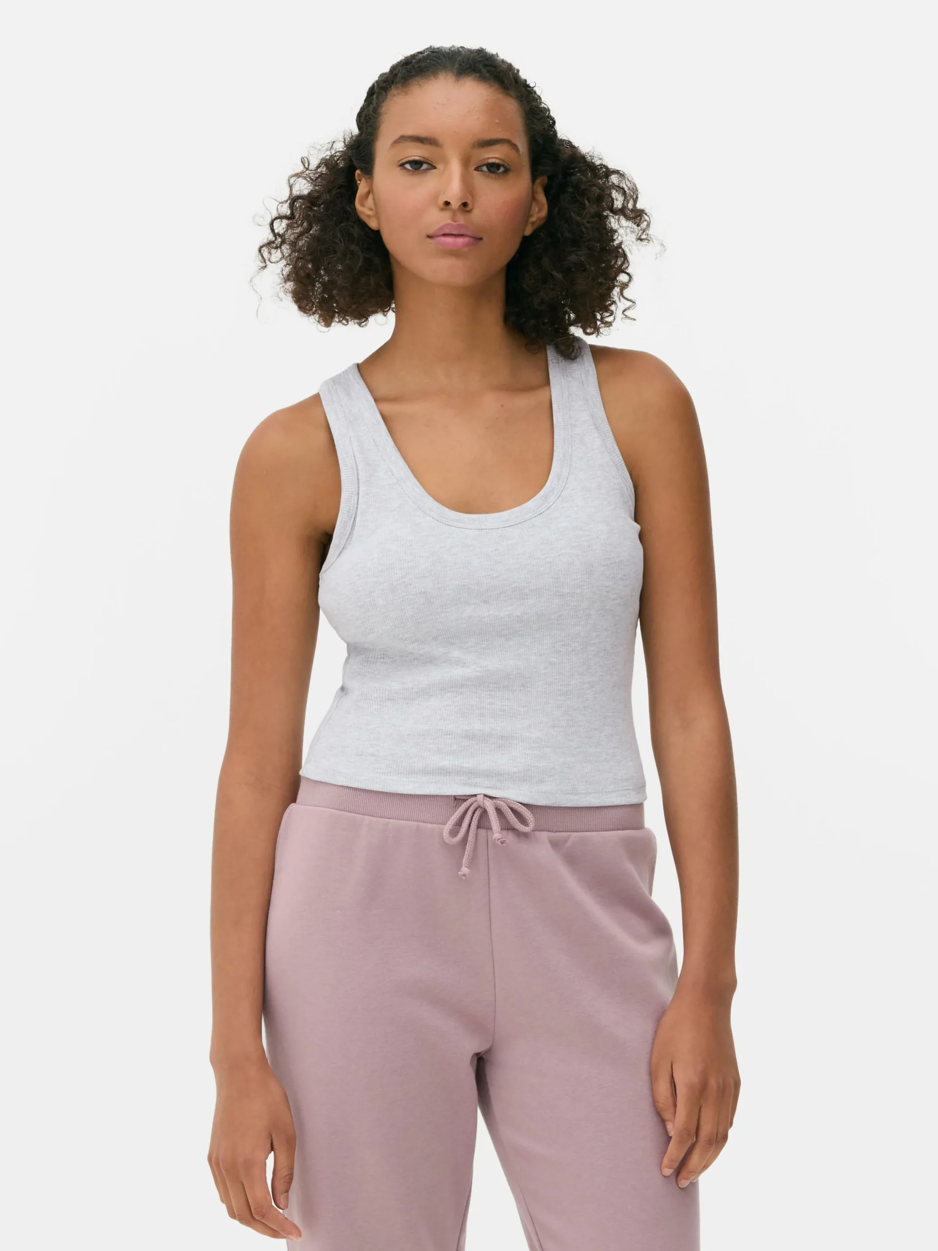 Camiseta Sin Mangas Con Escote Amplio Y Sujetador