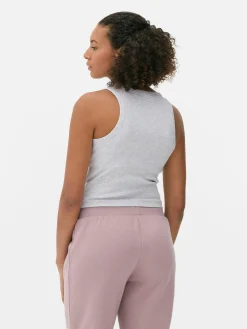 Camiseta Sin Mangas Con Escote Amplio Y Sujetador