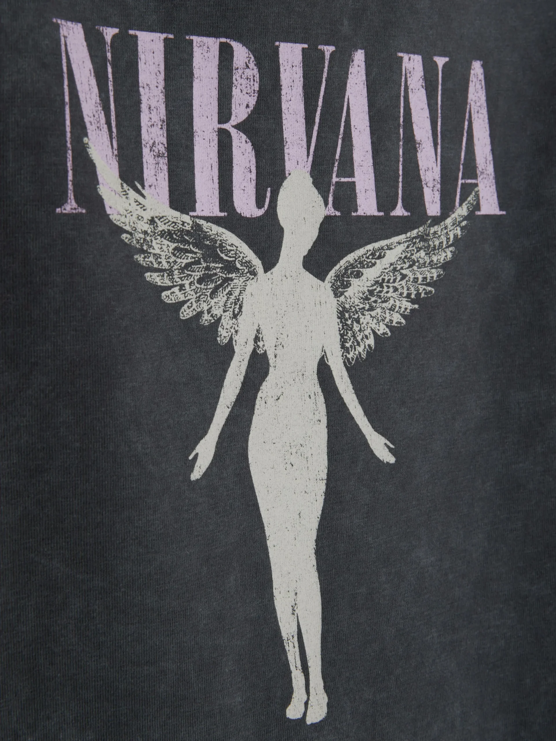 Camiseta Sin Mangas Con Lavado ácido De Nirvana
