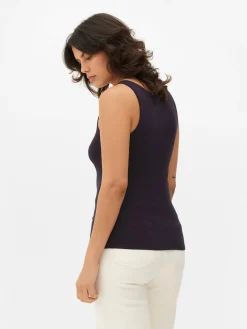 Camiseta Sin Mangas De Escote Amplio