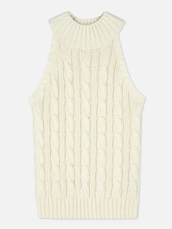 Camiseta Sin Mangas De Punto De Ochos