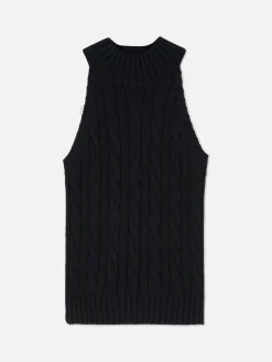 Camiseta Sin Mangas De Punto De Ochos