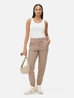 Camiseta Sin Mangas Elástica De Cuello Redondo