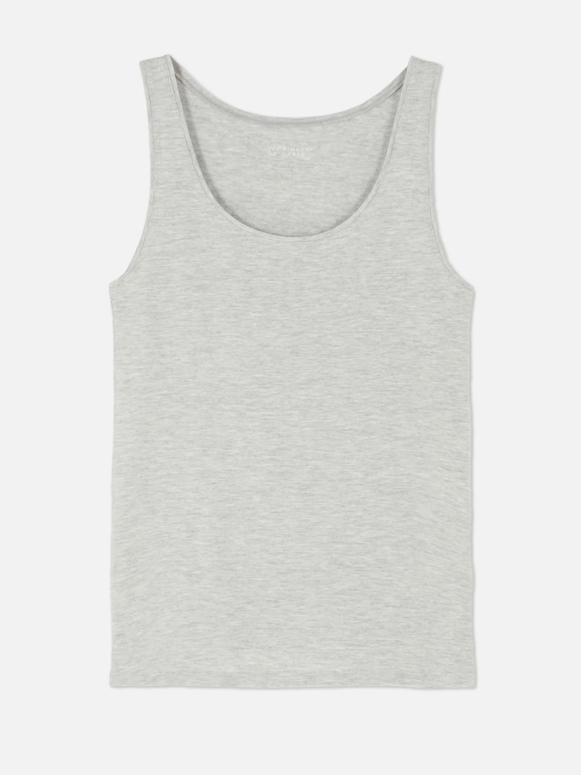 Camiseta Sin Mangas Elástica Con Escote Amplio