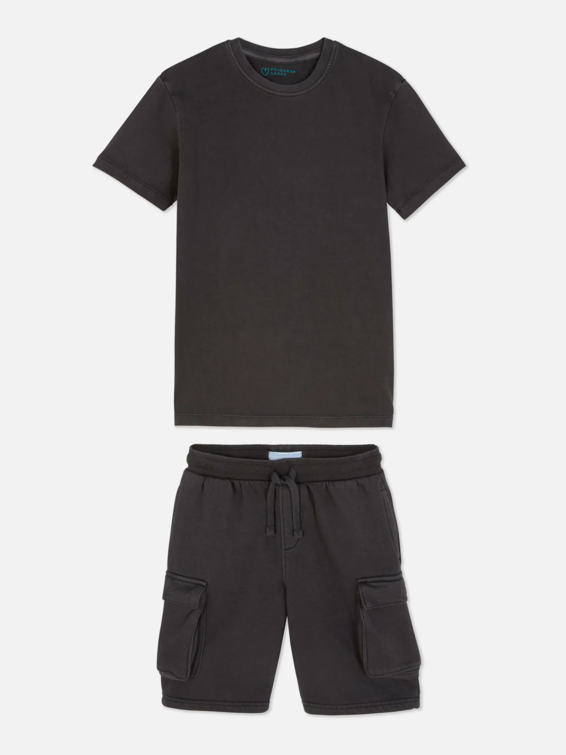 Camiseta Y Pantalones Cortos Cargo Para Niño Mayor