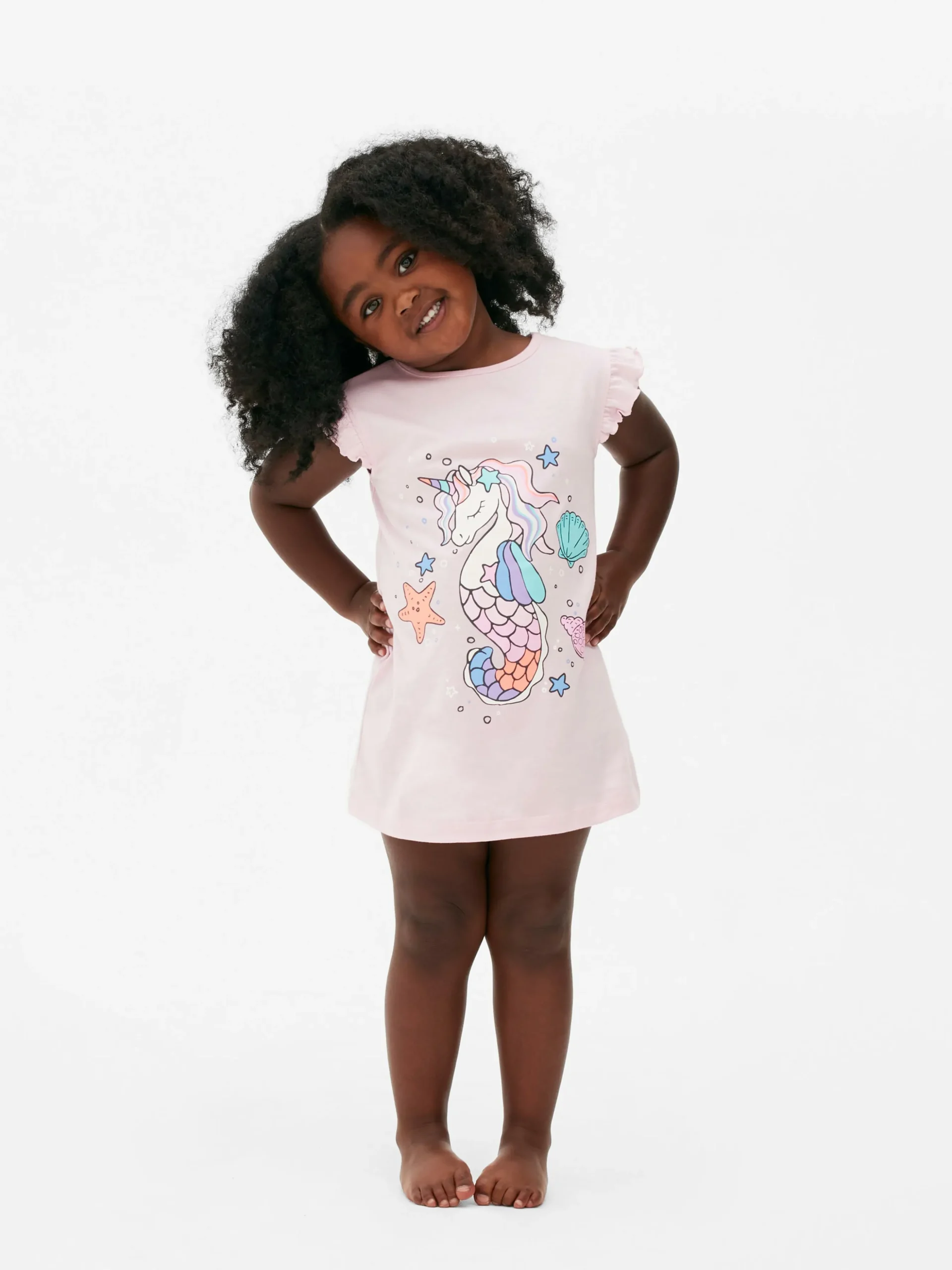 Camisón Con Caballito De Mar Unicornio